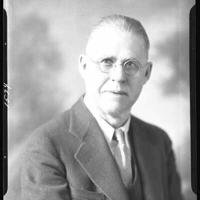 Photograph of a man for Mr. Hoen - March 1930 - Negative