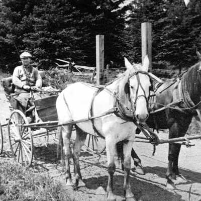 Chet Tooze, Mail Carrier, 1913-1944.