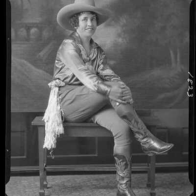 Photo of a Woman for Rose Smith in Western Attire - June 1930