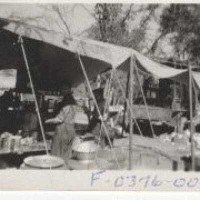 Food Preparation Tents Fort Lewis Washington - No Date