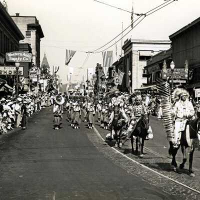 Oregon City Territorial Days Parade 1937 - Main Street