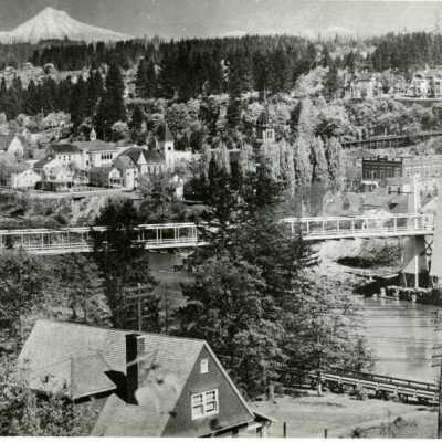 Mt. Hood Over O.C., 1909: Origformat: Print-Photographic