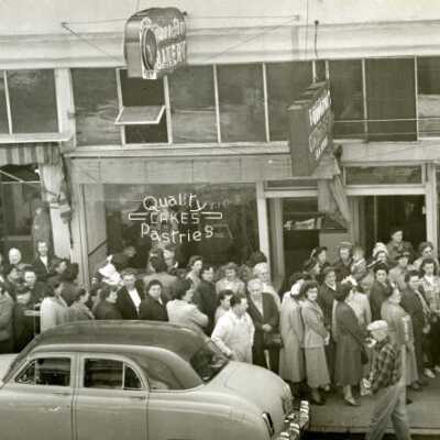 J. C. Penny Reopening 1957: Copyright: Clackamas County Historical Society; Origsize: 5x9; Origformat: Other