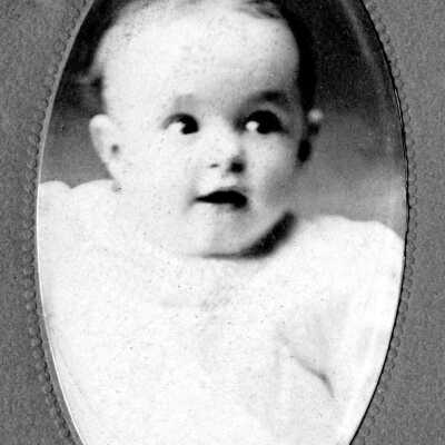 Rodney Keating as a baby.: Copyright: None; Origsize: 3" x 5"; Origformat: Print-Photographic