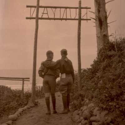 Boy Scout Buddies at Camp Meriwether