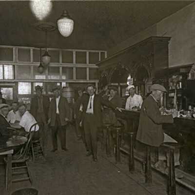 Unknown Bar, 1915.: Copyright: None; Origsize: 8" x 11"; Origformat: Print-Photographic