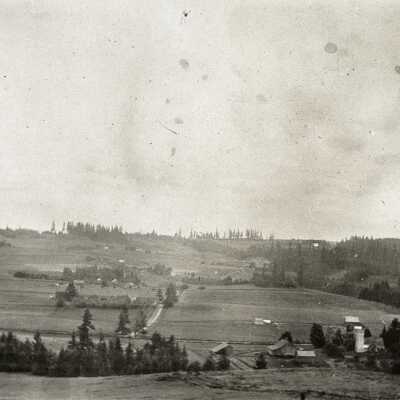 Hazelia, Looking East from Cook's Butte