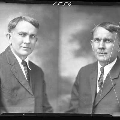 Photograph of a man for Walter Schliekusen - April 1930 - Negative