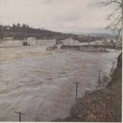 1964 Flood - Willamette Falls - Oregon City