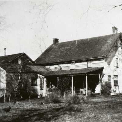 Rose Farm House 1920 - Back of House