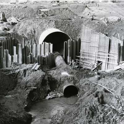 Installing Abernethy Creek Drain, #2