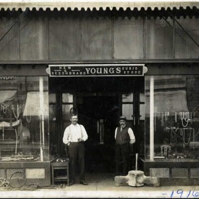 Young's New and Used Secondhand Curio Store.