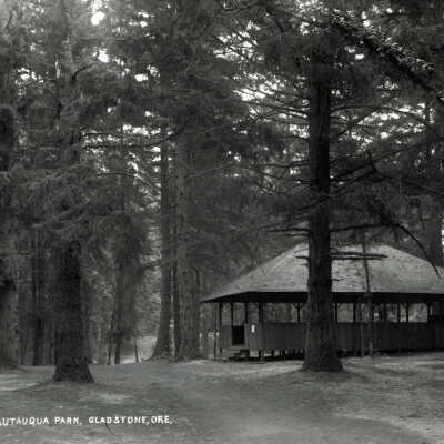 Symposium Building at Chautauqua Park, Gladstone, Oregon - 1910