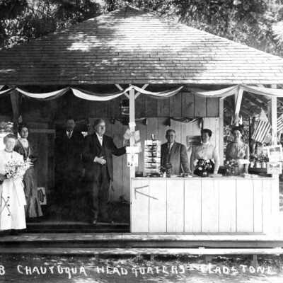 Chautauqua - Gladstone, Oregon - Eva Emery Dye and Charles Dye. Mr. and Mrs. Harvey Cross
