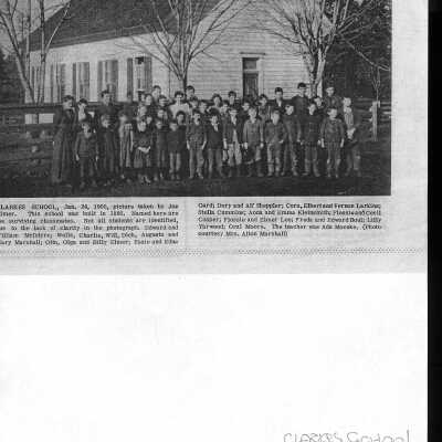 Clarkes School 1911 - Newspaper Article from 1969