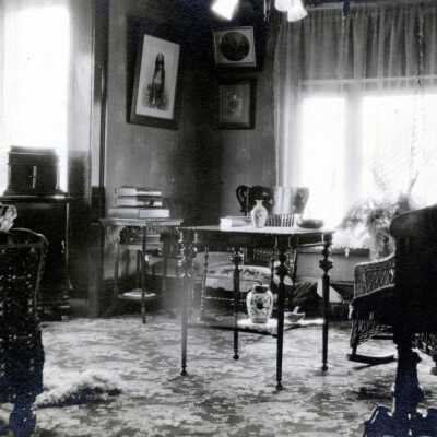 Caufield House, Interior: Copyright: None; Origsize: 3"x5"; Origformat: Print-Photographic