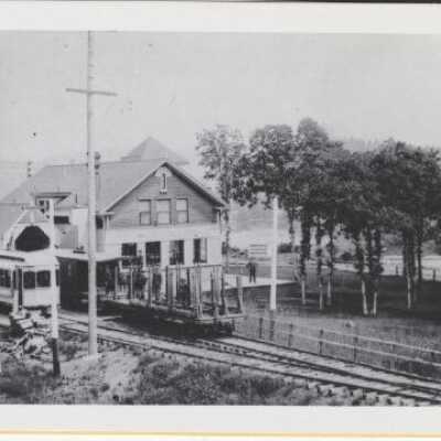 West Linn Railroad Station 1890