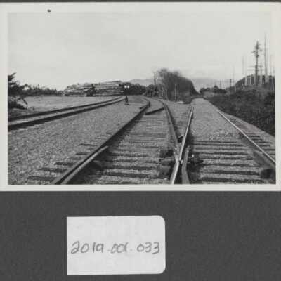 Log Yard at Railroad