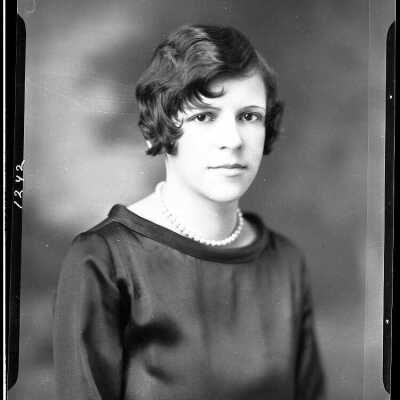 Photograph of a Woman for R. W. Raney - November 1929 - Negative