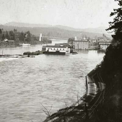 Canemah Walkway to Oregon City 1897