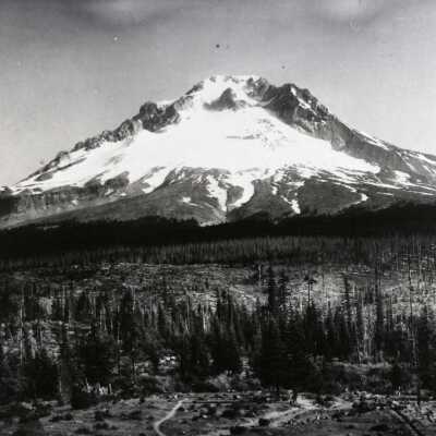 Government Camp 1908 - View of Mt. Hood