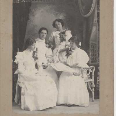 Mt. Pleasant School Students 1897 - 8th Grade Graduation