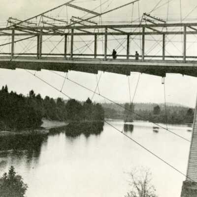 Oregon City/West Linn Suspension Bridge - 1894