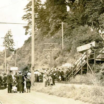 Canemah Park 1915 - Stairs