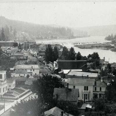 Oregon City 1885 - from Court House Tower