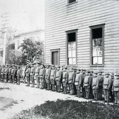 Oregon City - St. John's Catholic School - Boy Marching Group 1895