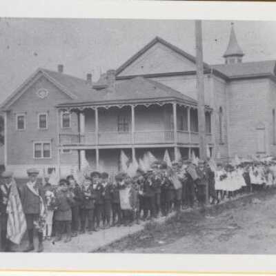 Oregon City 1895 - Decoration Day (Memorial Day) Parade on Main Street