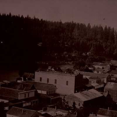Oregon City 1874 - 4th and Main Street