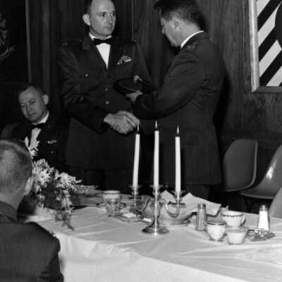 Military banquet and award ceremony.: Copyright: Clackamas County Historical Society; Origsize: 8x10; Origformat: Print-Photographic