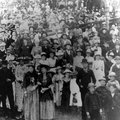Sandy Pioneer Picnic, July 4, 1892 - Group Photo