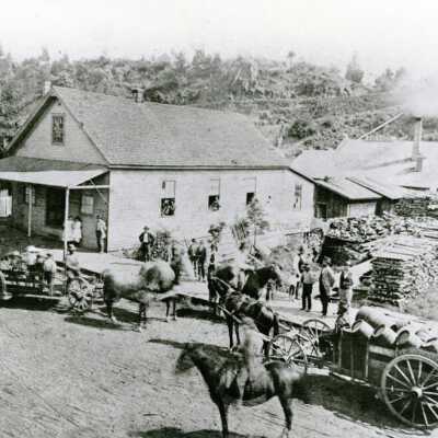 Oregon City Brewery 1880 - 8th and Main Streets
