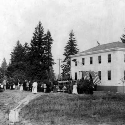 McLoughlin House dedication on Center Street, Sept. 5, 1909