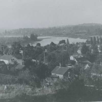 Oregon City Looking North from 10th and Jefferson - 1899 (Copy)