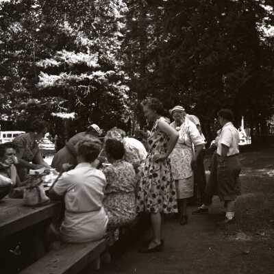 Clackamas County Historical Society Picnic, #2, Toll Gate of Barlow Road