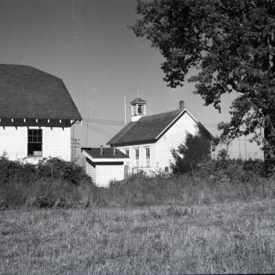 Rural Dell School, District #6, Back View.