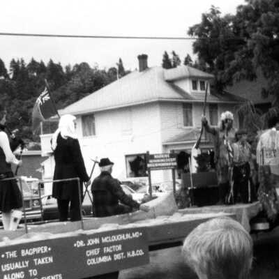 Oregon City Territorial Days 1979 - Clackamas County Historical Society Mcloughlin's Float.