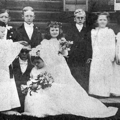 Children's Wedding Scene