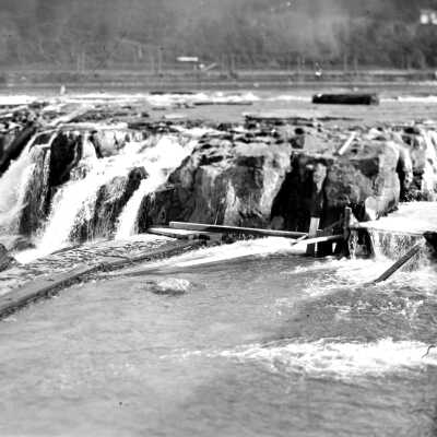 Fish ladder (original) at Willamette Falls
