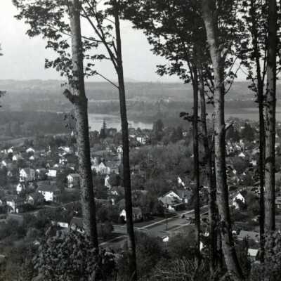 Oregon City from Falls View.: Copyright: None; Origsize: 5" x 7"; Origformat: Print-Photographic