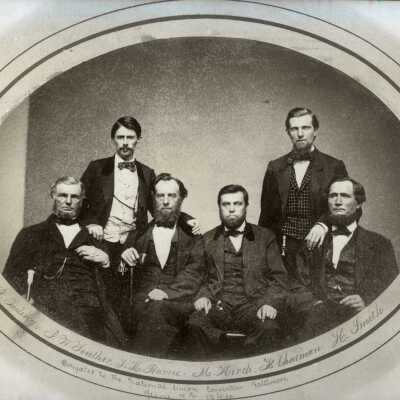 Oregon Republican Delegation to Baltimore - Nominated Lincoln - 1864