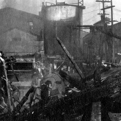 Hawley Mill Fire, October 8, 1923.: Copyright: Clackamas County Historical Society; Origsize: 2x4; Origformat: Print-Photographic