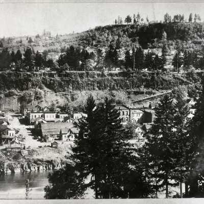 Oregon City 1904 - from West Linn (#3 of Set of 3)