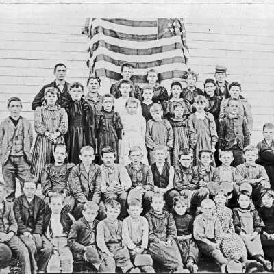 Scotts Mills School Students - 1890 - Scotts Mills, Oregon