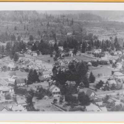 Oregon City from Falls 1904