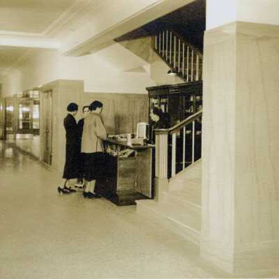 Court House 1st Floor, 1936: Origsize: 5x7; Origformat: Other