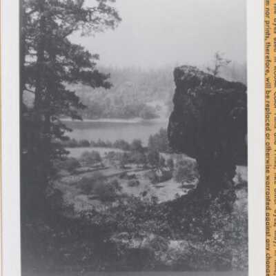 Coalca's Pillar 1910 - Between Canemah and New Era, Oregon